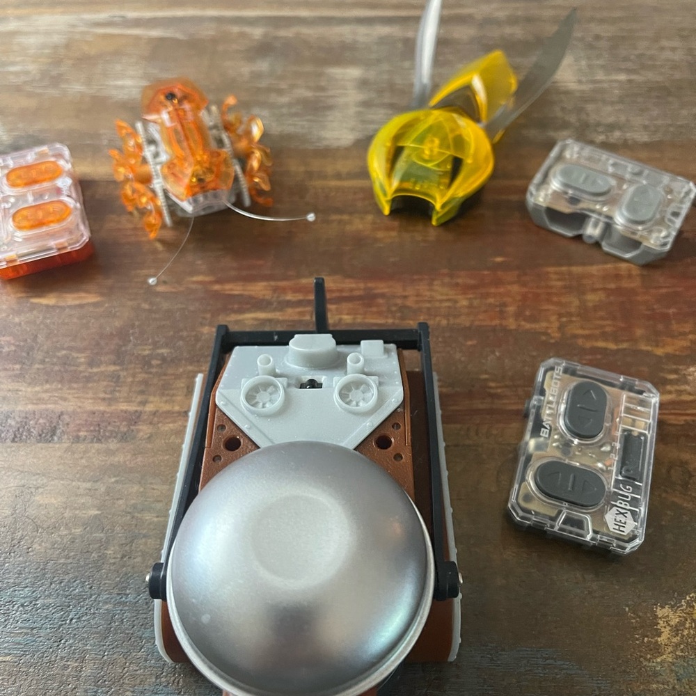 Lot of 3 Hexbug Botts Bot Robot Remote Control Great Condition Batteries needed